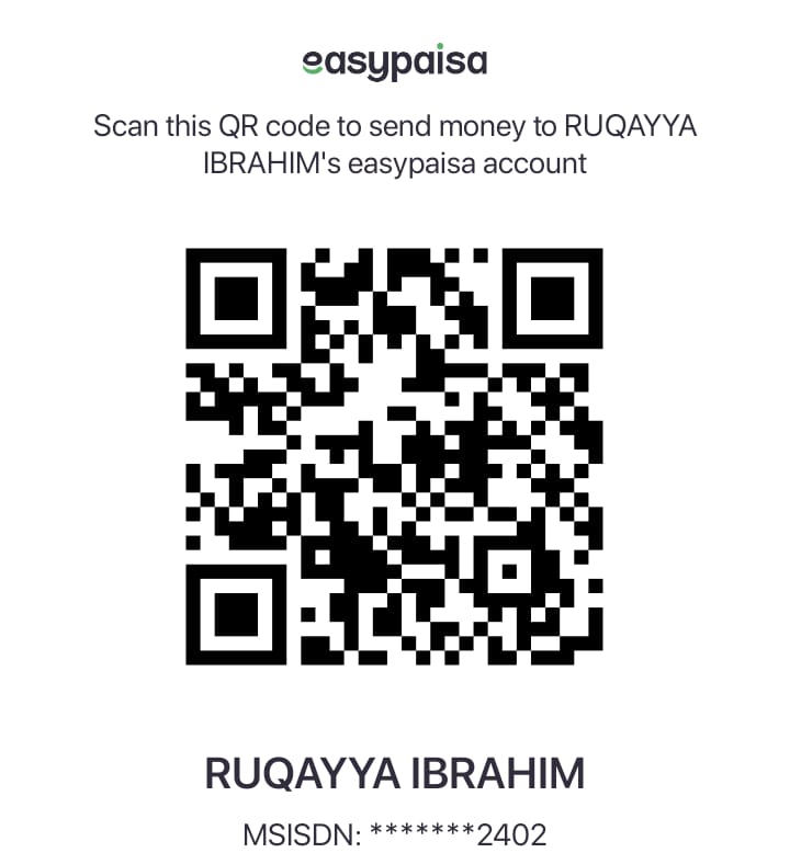 JazzCash / Easypaisa QR Code